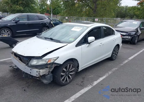2014 Honda Civic Ex-L from USA, damaged, VIN 19XFB2F92EE248240